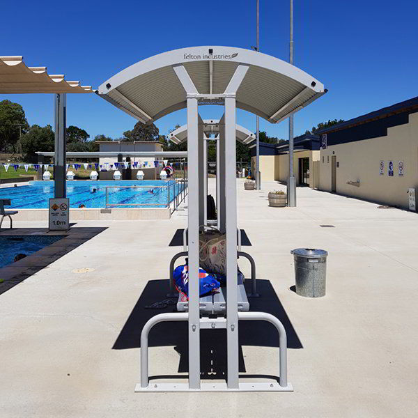 Felton Bench Shelter at Canawindra Swimming Pool Felton Bench Shelter at Canawindra Swimming Pool