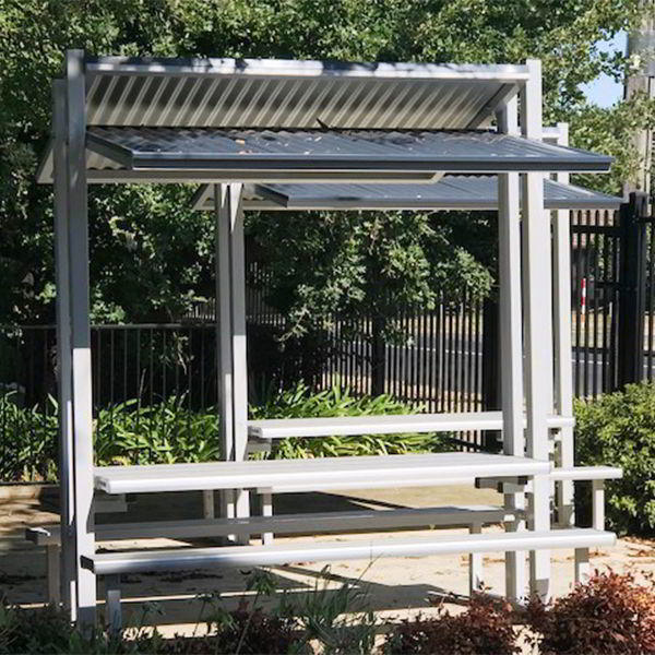 Felton Eco-Trend Sheltered Park Setting at Hillvue Public School Tamworth Seating Felton Eco-Trend Sheltered Park Setting at Hillvue Public School Tamworth Seating