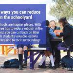 Felton Ways to Reduce Litter in the Schoolyard Felton Ways to Reduce Litter in the Schoolyard