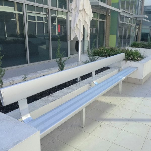 Felton In-Ground Bench Seat With Backrest Sigtah Commercial Furniture 1 Felton In-Ground Bench Seat With Backrest Sigtah Commercial Furniture 1