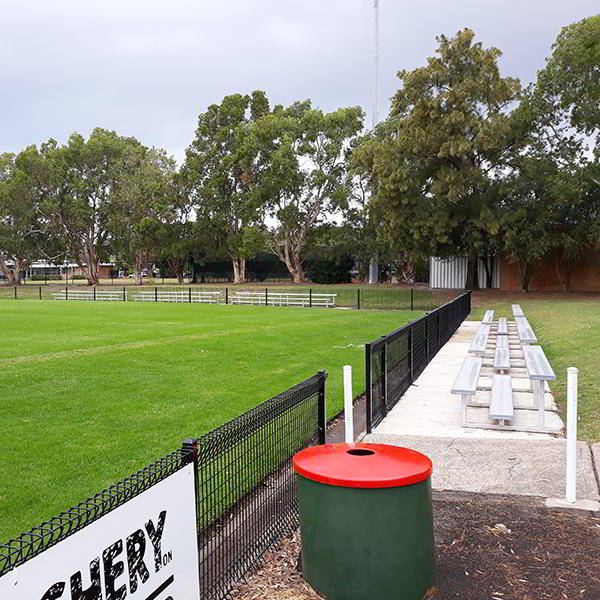 Felton 2 Tier Tiered Seating at Adamstown Sportsground Felton 2 Tier Tiered Seating at Adamstown Sportsground