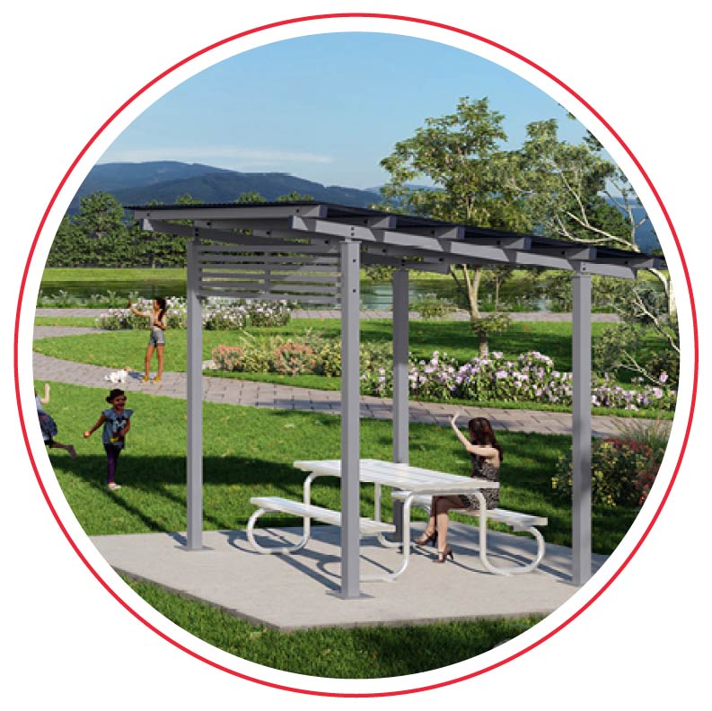 Felton Aluminium Skillion Shelters