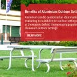 October 2020 Blog - Benefits of Aluminium for Outdoor Settings Benefits of Aluminium Outdoor Settings